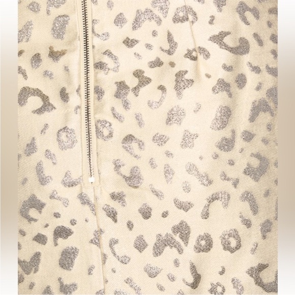 LULUS So Popular Cream and Gold Leopard Print Mini Skirt - Picture 3 of 9